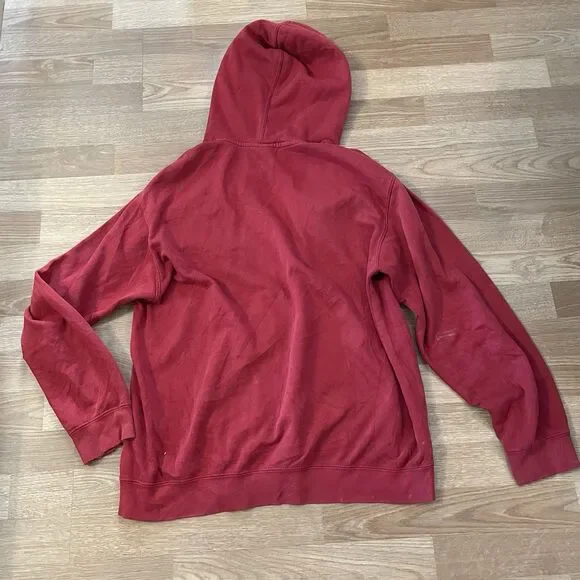 VTG Y2K NFL San Francisco 49ers Red Hoodie Sweatshirt Size Large - Picture 2 of 16